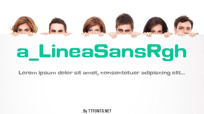 a_LineaSansRgh example