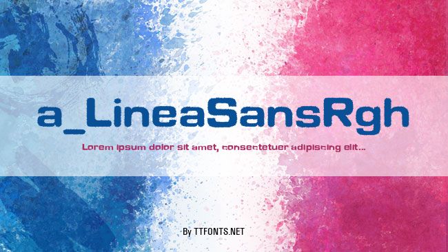 a_LineaSansRgh example