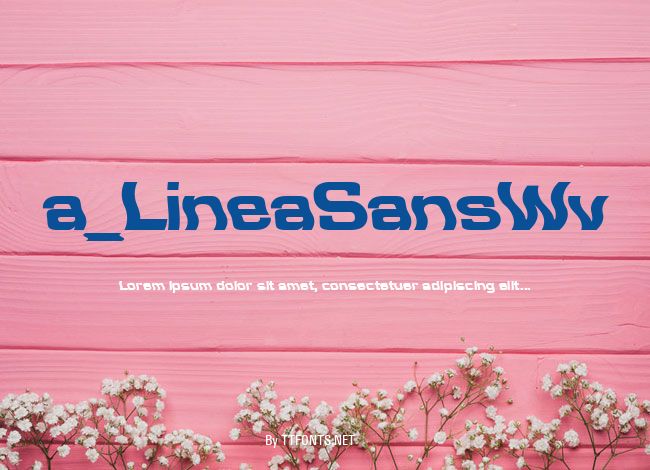 a_LineaSansWv example