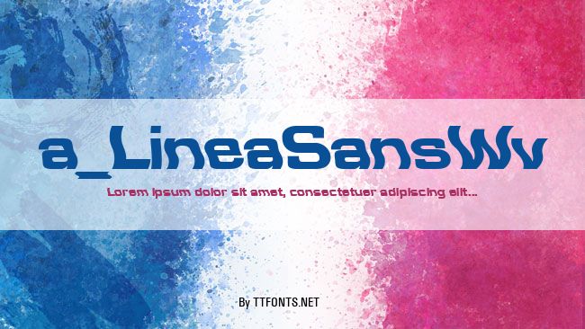 a_LineaSansWv example