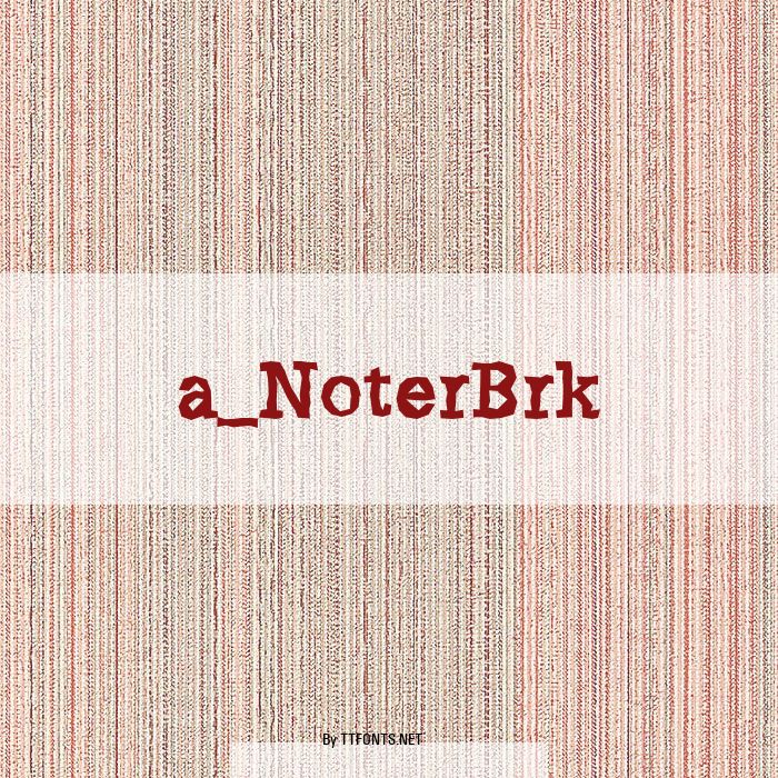a_NoterBrk example