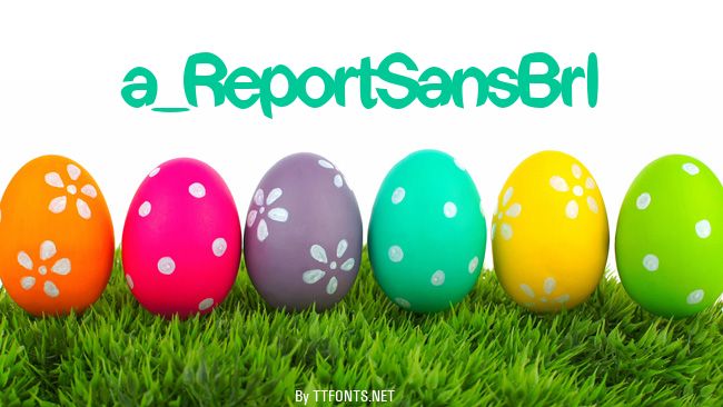 a_ReportSansBrl example