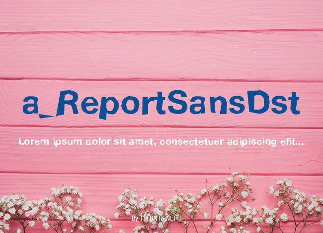a_ReportSansDst example