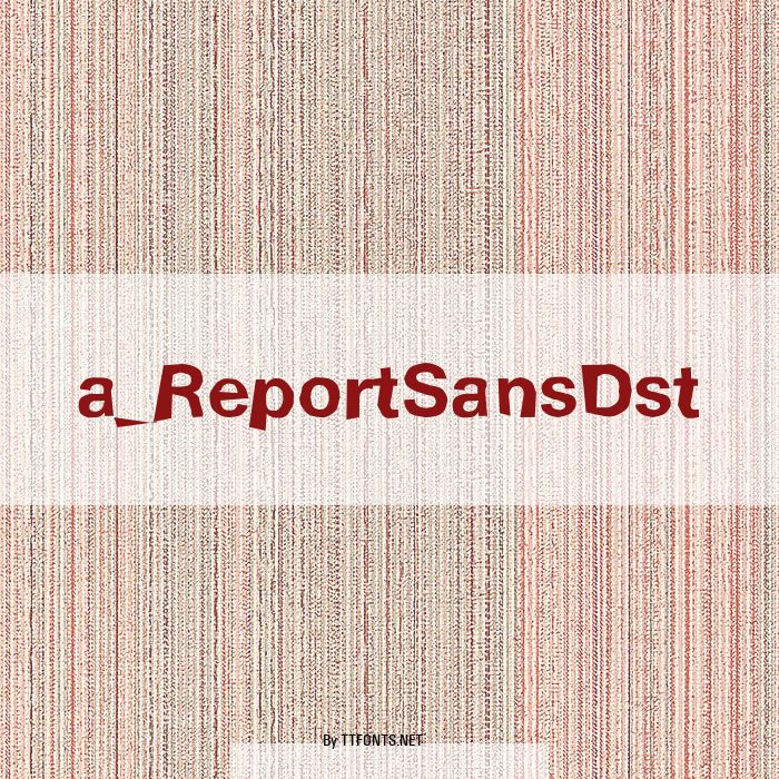 a_ReportSansDst example