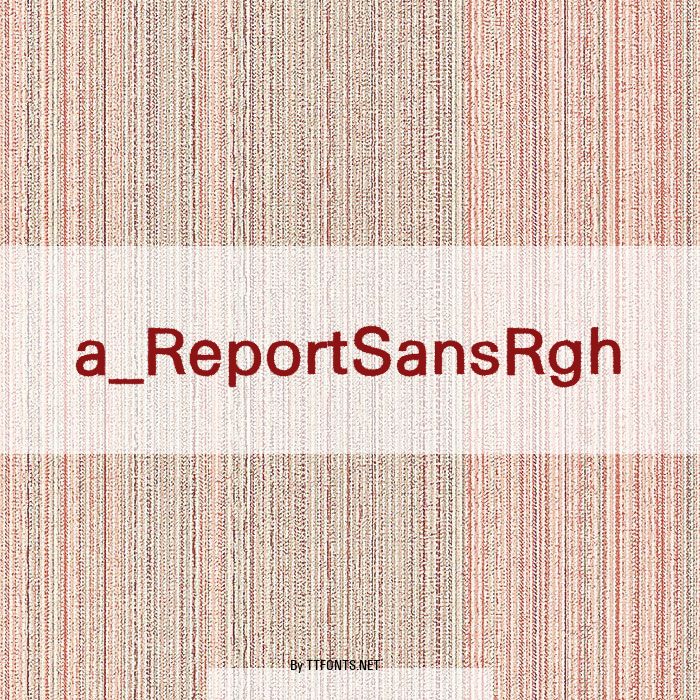 a_ReportSansRgh example