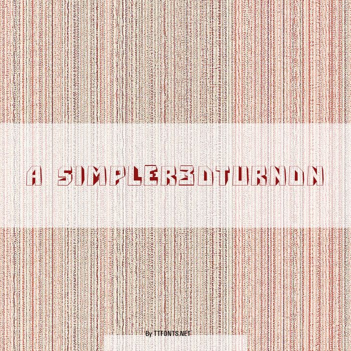 a_Simpler3DTurnDn example