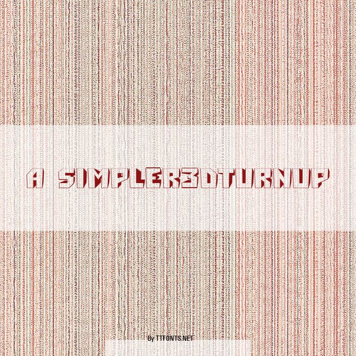a_Simpler3DTurnUp example