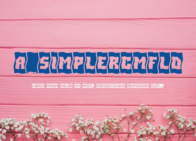 a_SimplerCmFld example