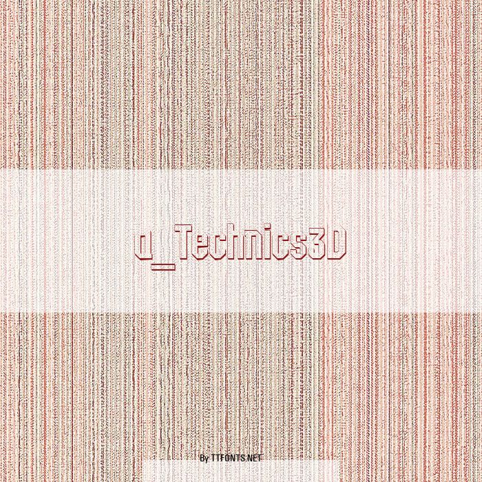 a_Technics3D example