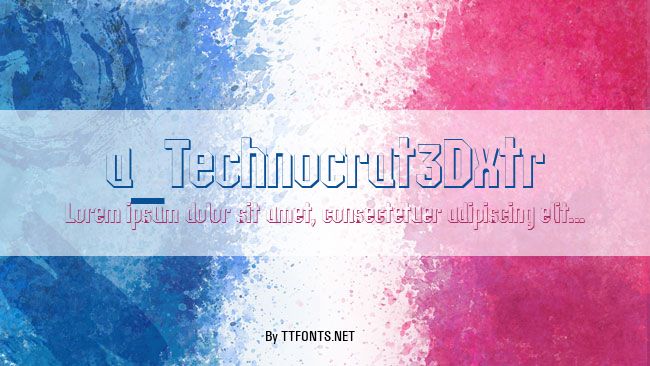 a_Technocrat3Dxtr example