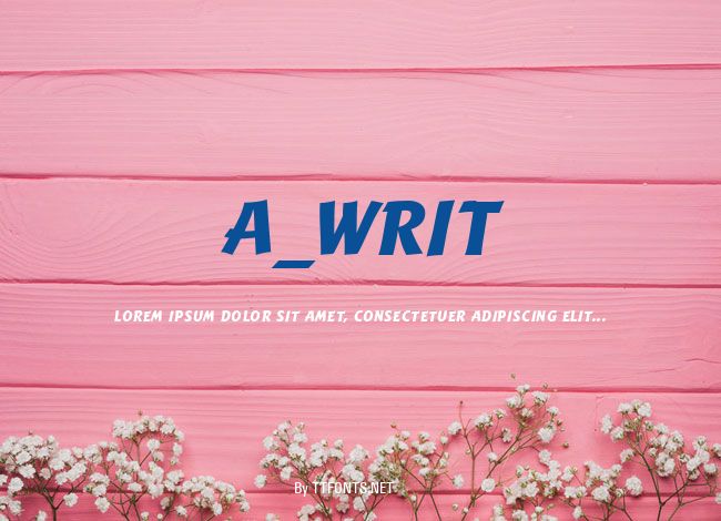 a_Writ example