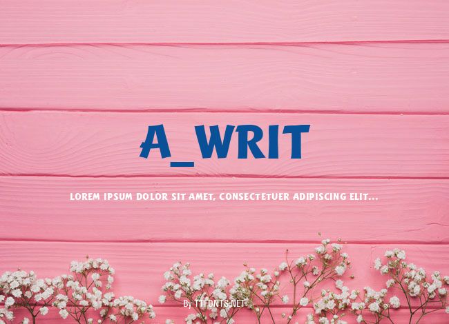 a_Writ example