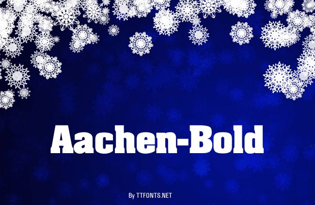 Aachen-Bold example
