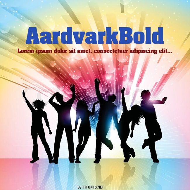 AardvarkBold example