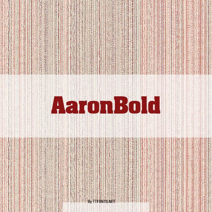 AaronBold example