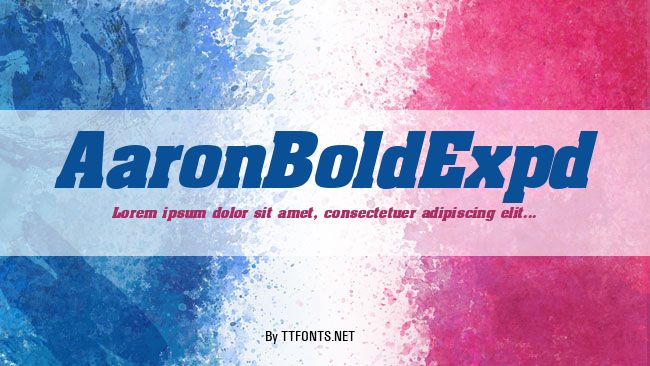AaronBoldExpd example
