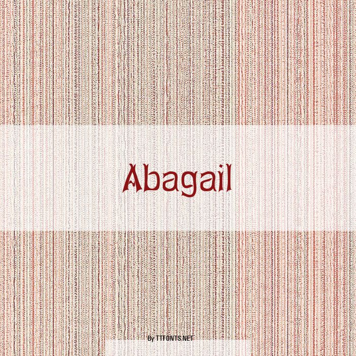 Abagail example