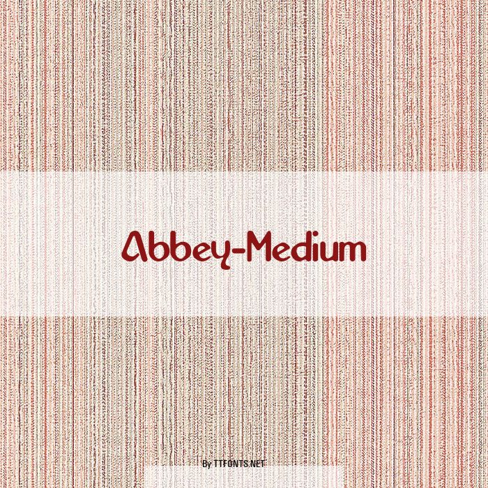 Abbey-Medium example