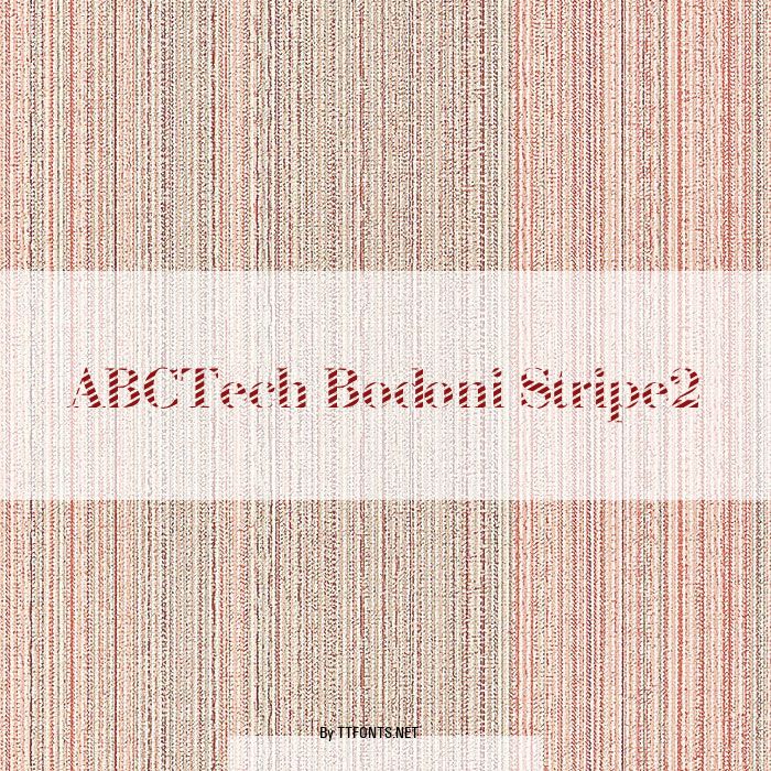 ABCTech Bodoni Stripe2 example