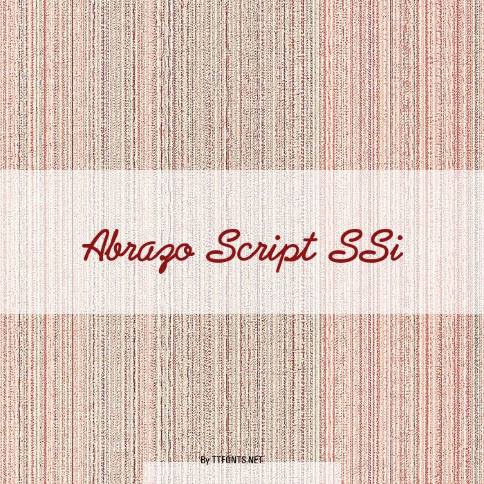 Abrazo Script SSi example