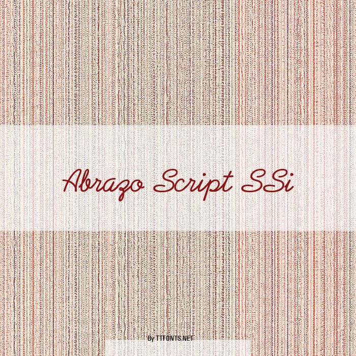 Abrazo Script SSi example