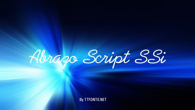 Abrazo Script SSi example