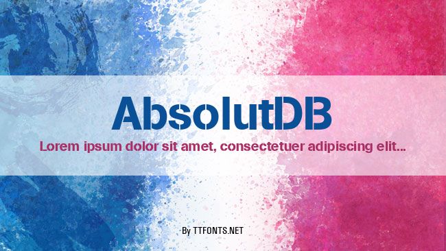 AbsolutDB example