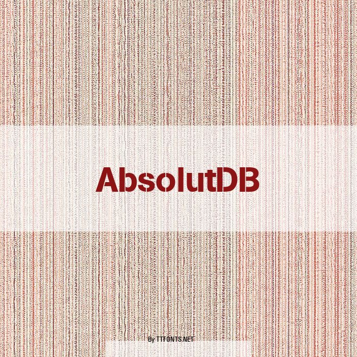 AbsolutDB example