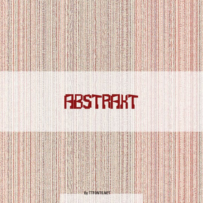 Abstrakt example