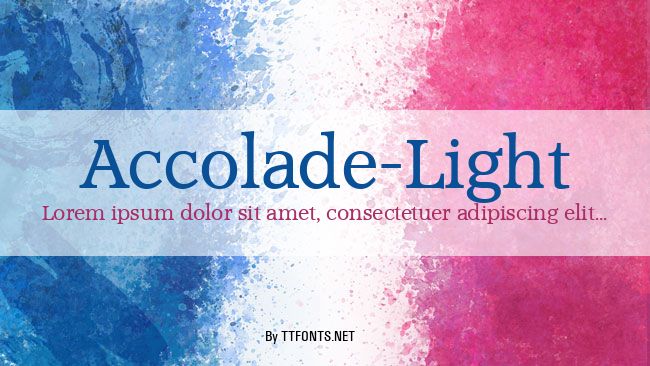 Accolade-Light example