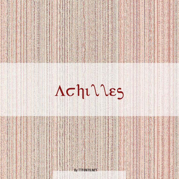 Achilles example