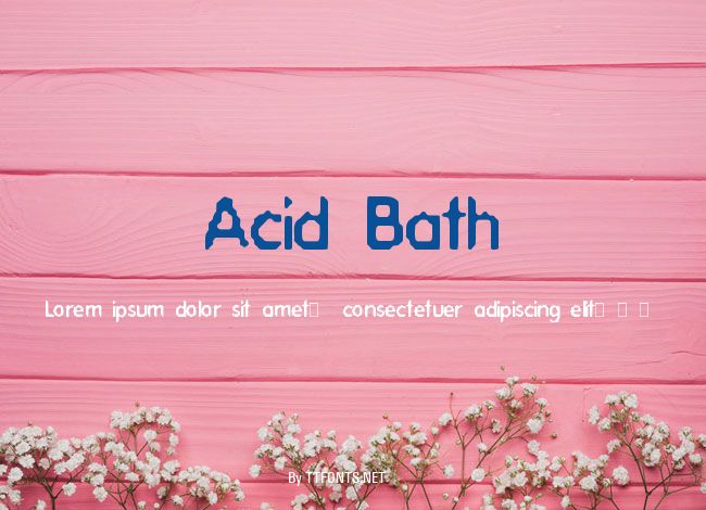 Acid Bath example