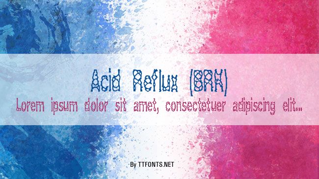 Acid Reflux (BRK) example