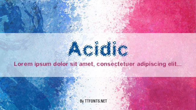 Acidic example