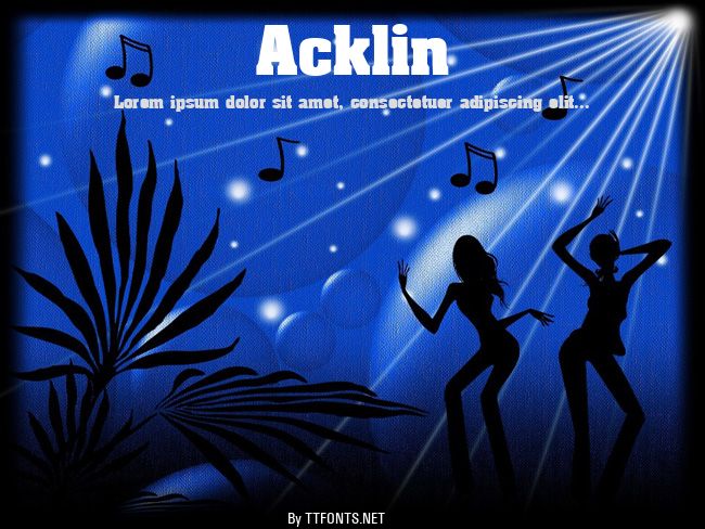 Acklin example