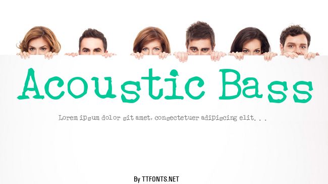 Acoustic Bass example
