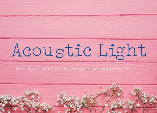 Acoustic Light example