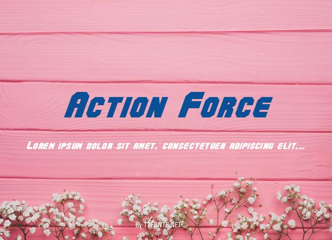Action Force example