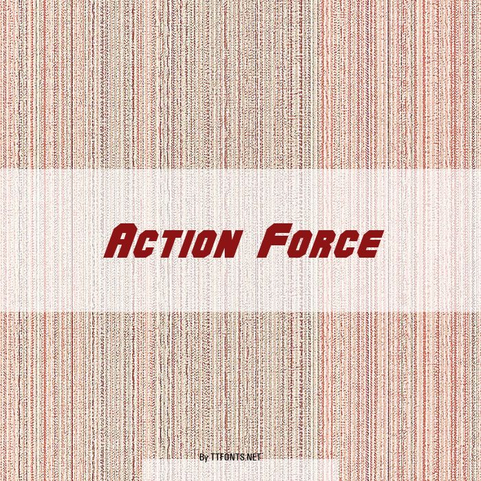 Action Force example