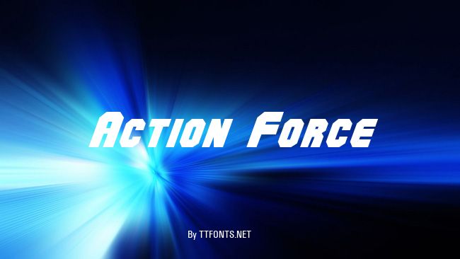 Action Force example