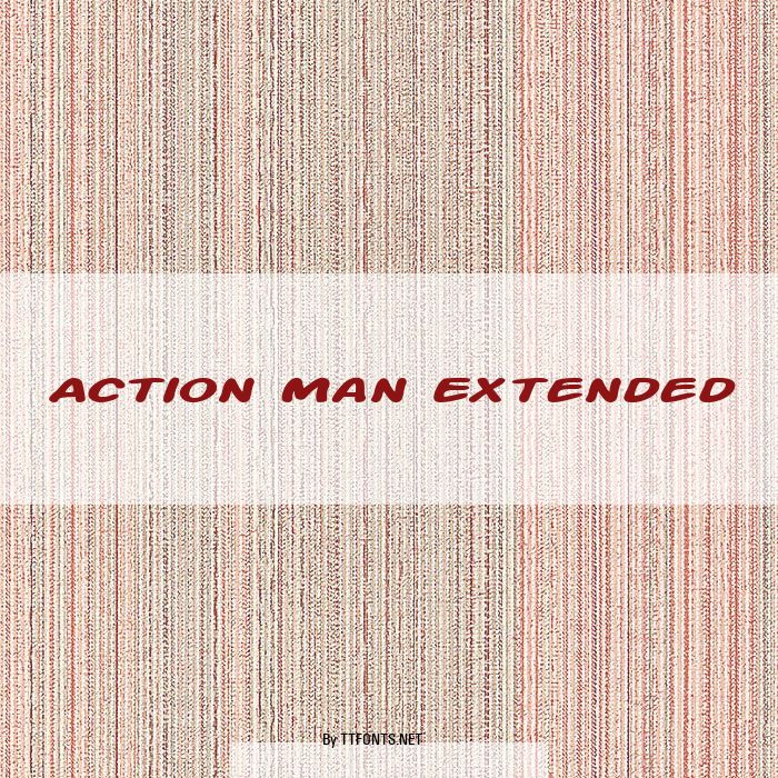 Action Man Extended example