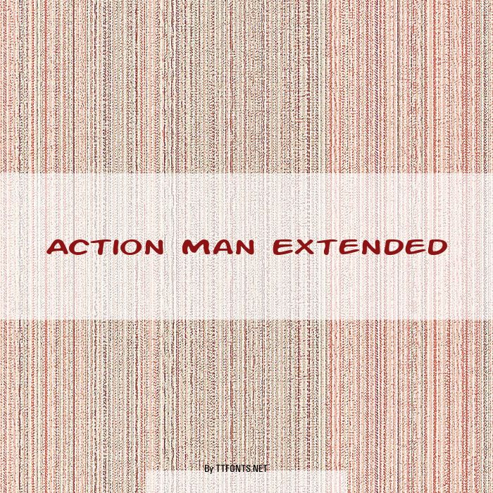 Action Man Extended example