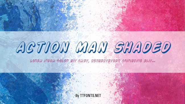 Action Man Shaded example