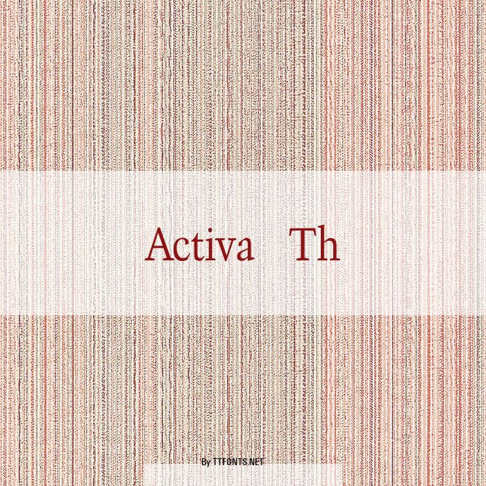 Activa Th example
