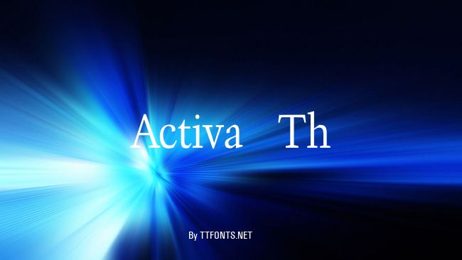 Activa Th example