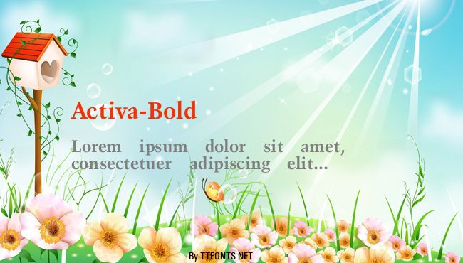 Activa-Bold example