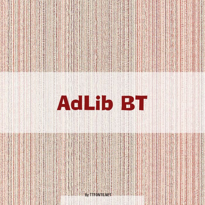 AdLib BT example