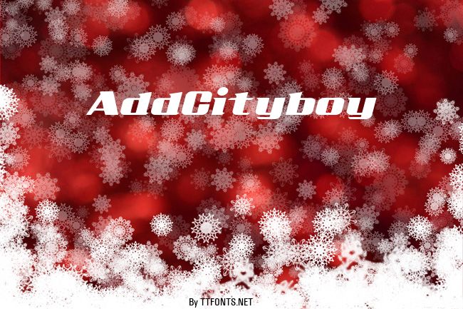 AddCityboy example