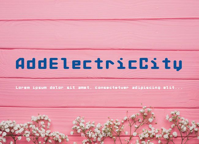 AddElectricCity example