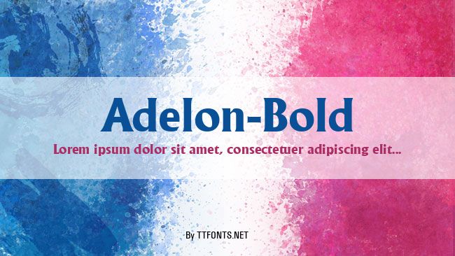 Adelon-Bold example